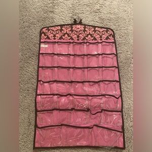 Pink and Brown Jewelry Organizer